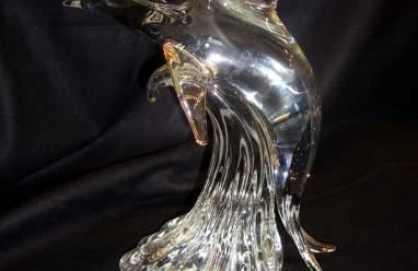Figura decorativa de cristal